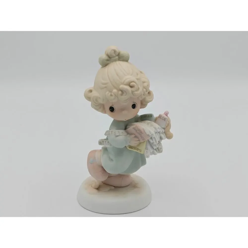 Precious Moments Lord Help Me Stick To My Job Figurine 521450 1989 Enesco USA